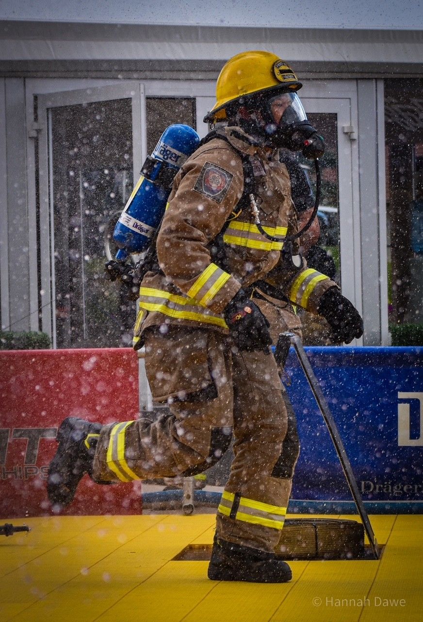 TJ Anderson competing at FireFit Championships